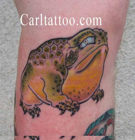 Tattoos - japanese toad by carl sebastian - 77873